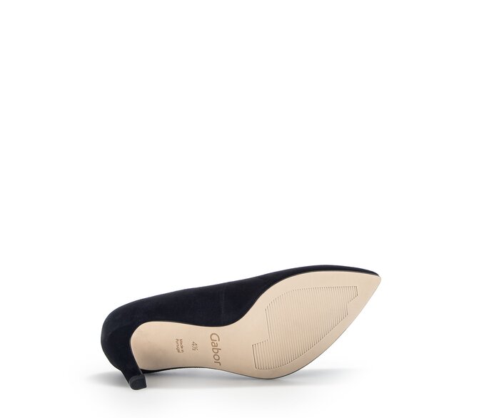 Gabor Eleganter Pumps Schwarz - Rauleder