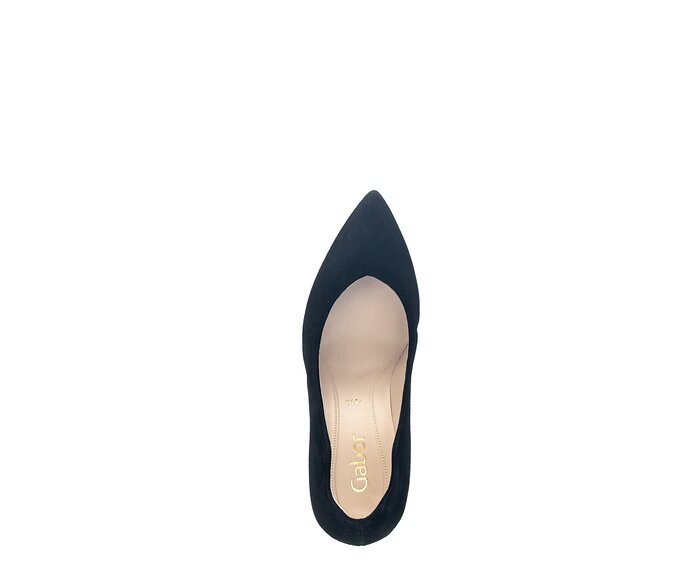 Gabor Eleganter Pumps Schwarz - Rauleder