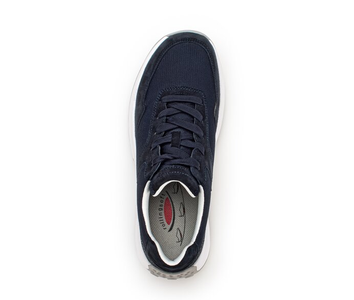Gabor Sneaker Low Blau - Materialmix Leder/Lederimitat