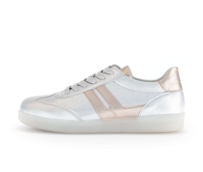 Gabor Sneaker Low Silber - Effektleder