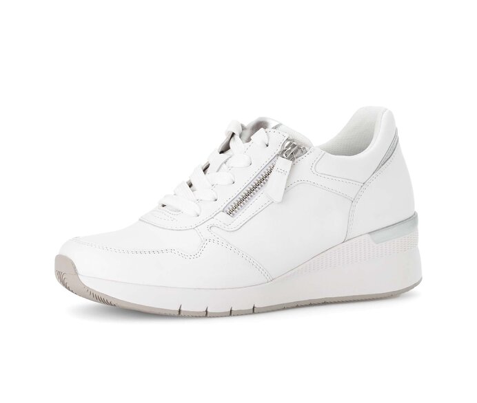 Gabor Sneaker Low Weiß - Glattleder