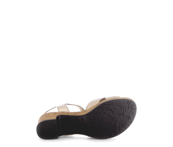 Gabor Riemchensandale Beige - Effektleder