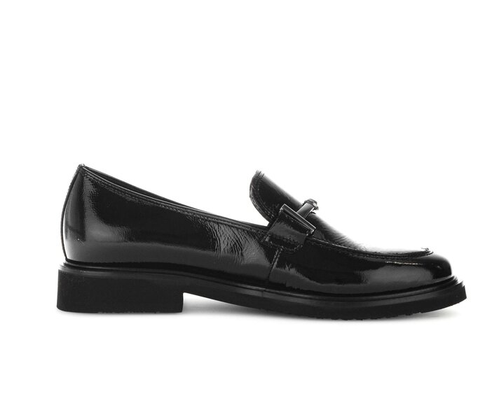 Gabor Slipper Schwarz - Lackleder