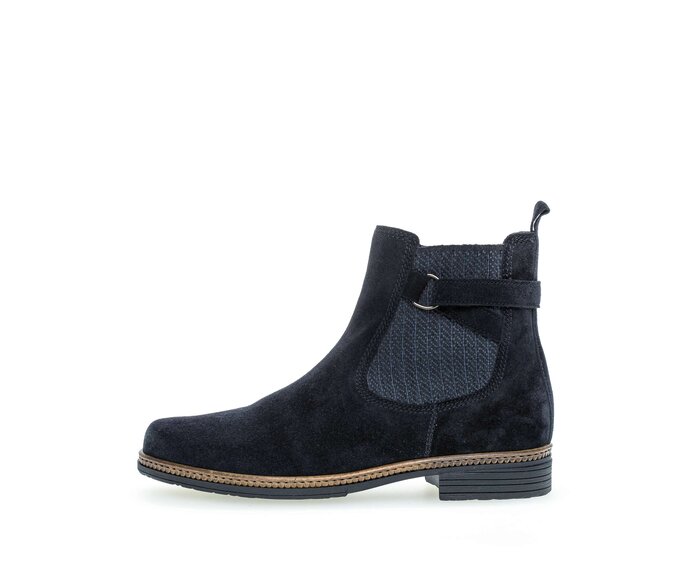 Gabor Chelsea Boot Blau - Rauleder