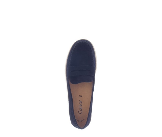 Gabor Slipper Blau - Rauleder