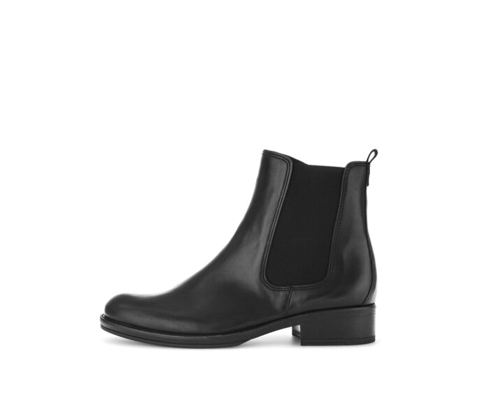 Gabor Chelsea Boot Schwarz - Glattleder