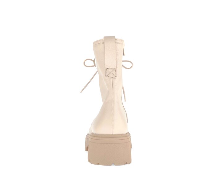 Gabor Biker Boots Beige - Glattleder