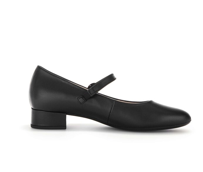 Gabor Spangenpumps Schwarz - Glattleder