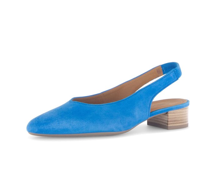 Gabor Slingpumps Blau - Rauleder