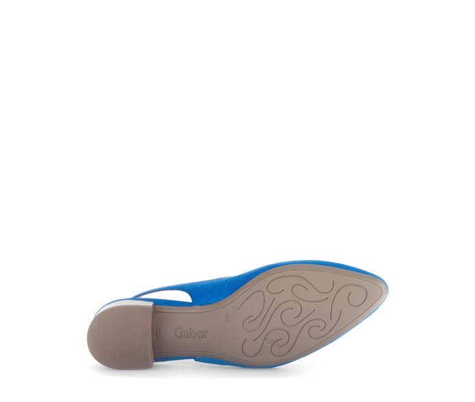 Gabor Slingpumps Blau - Rauleder
