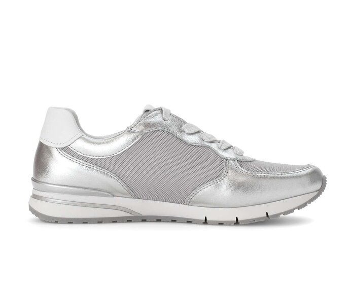 Gabor Sneaker Low Grau - Materialmix Leder/Lederimitat