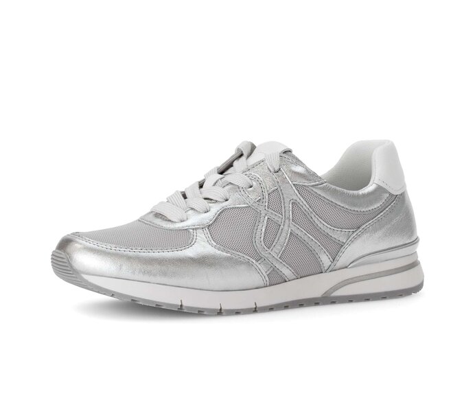 Gabor Sneaker Low Grau - Materialmix Leder/Lederimitat