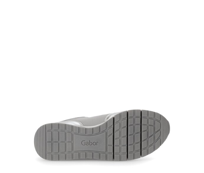 Gabor Sneaker Low Grau - Materialmix Leder/Lederimitat