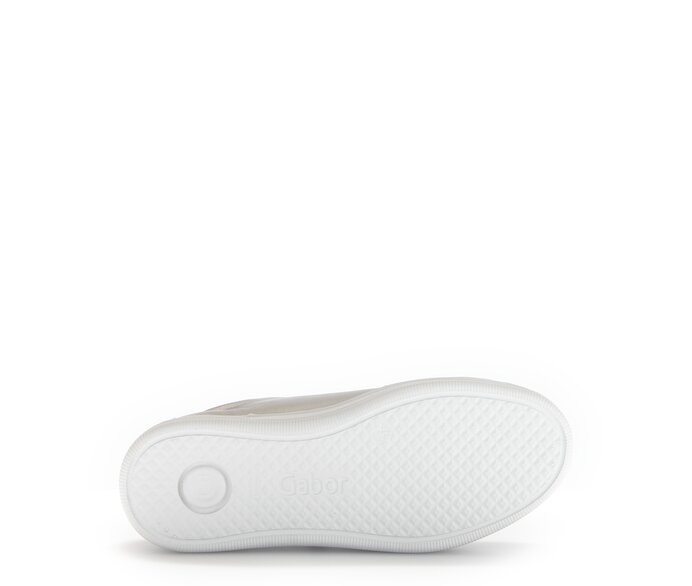 Gabor Sneaker Low Silber - Materialmix Leder