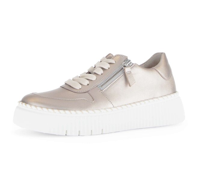 Gabor Sneaker Low Beige - Effektleder