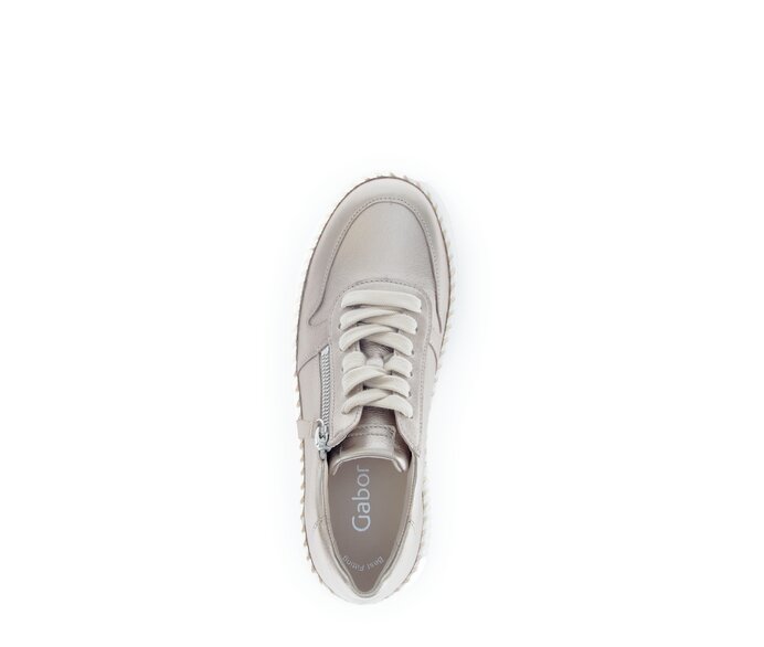 Gabor Sneaker Low Beige - Effektleder
