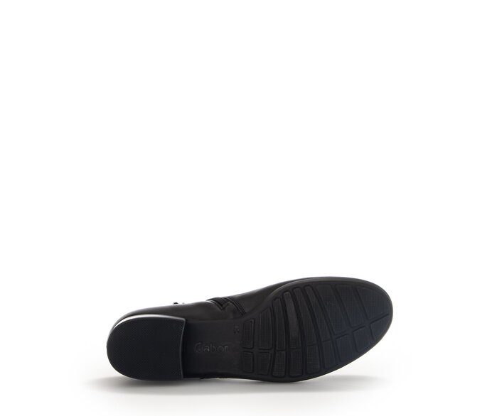 Gabor Elegante Stiefelette Schwarz - Glattleder