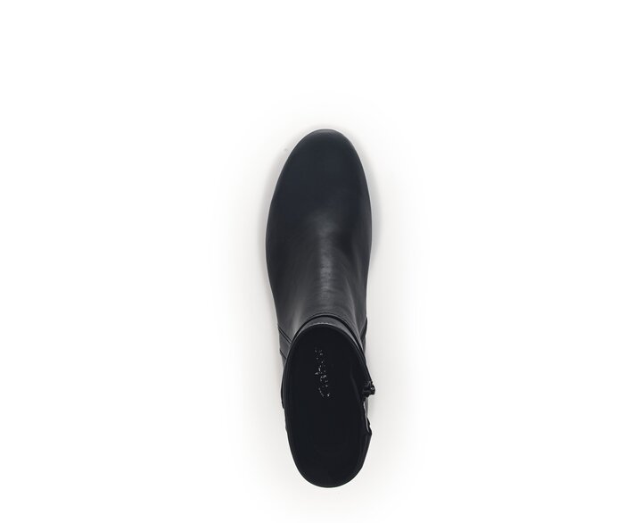 Gabor Elegante Stiefelette Schwarz - Glattleder