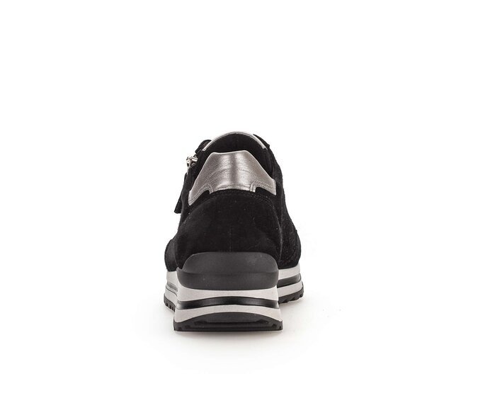 Gabor Sneaker Low Schwarz - Rauleder