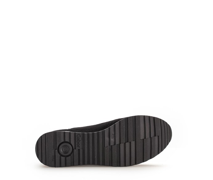 Gabor Sneaker Low Schwarz - Rauleder