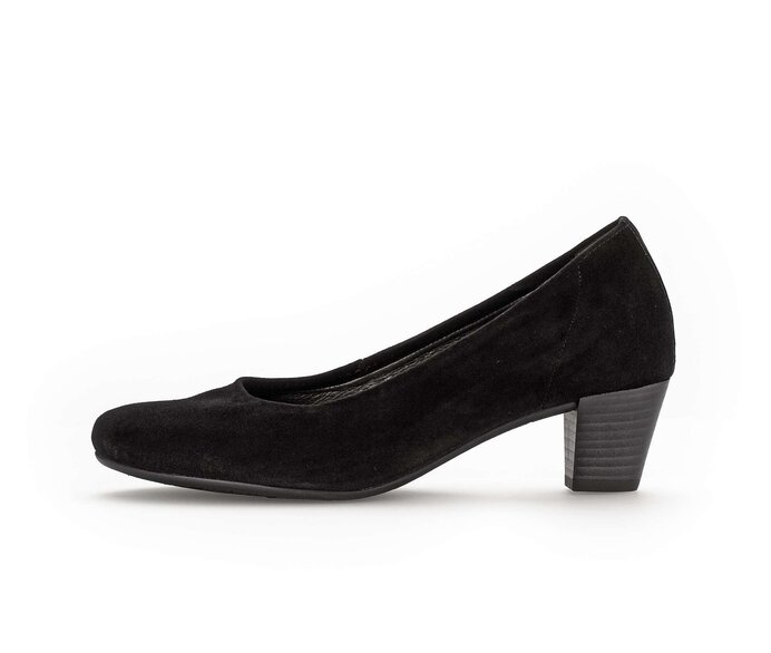 Gabor Eleganter Pumps Schwarz - Rauleder