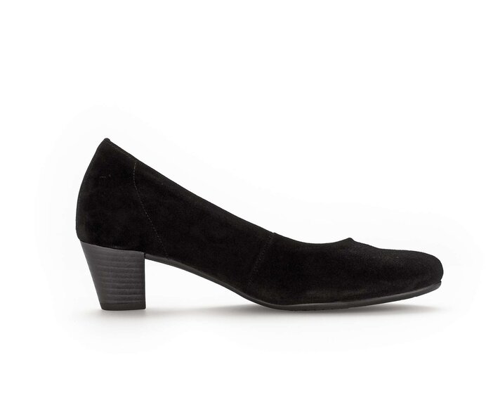 Gabor Eleganter Pumps Schwarz - Rauleder