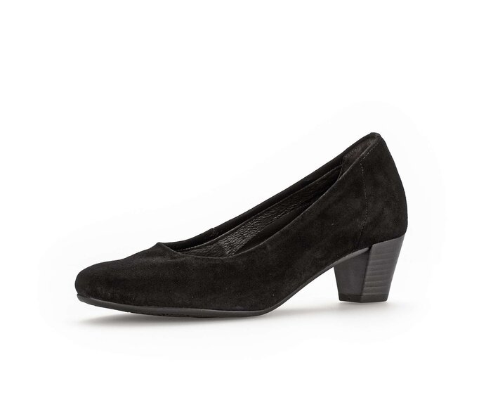 Gabor Eleganter Pumps Schwarz - Rauleder