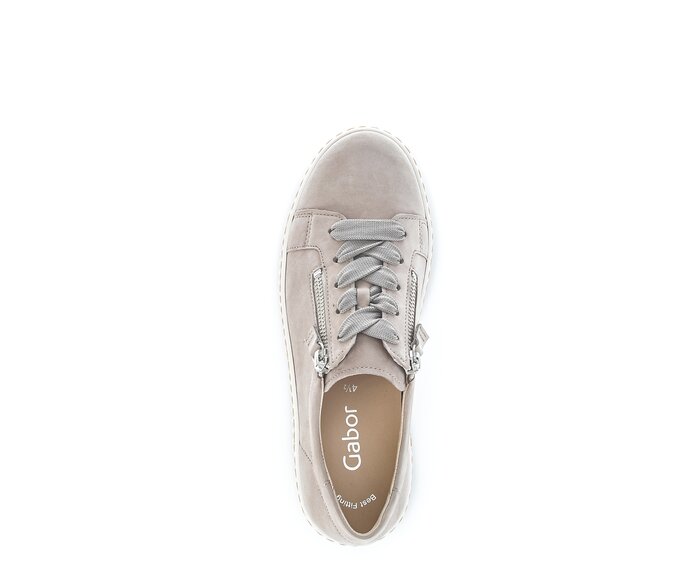 Gabor Sneaker Low Grau - Rauleder