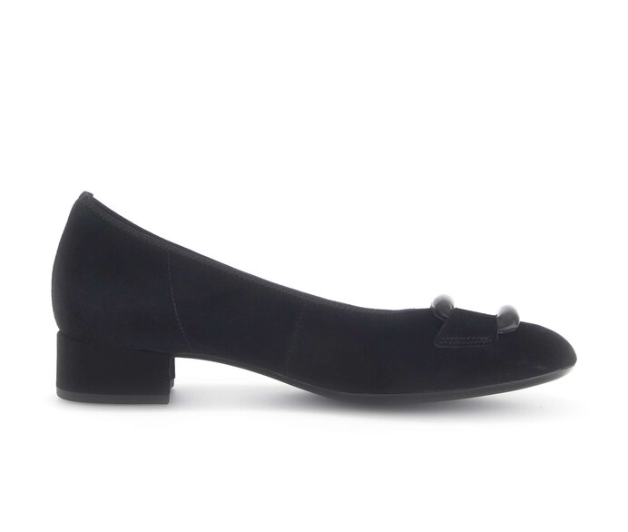 Gabor Eleganter Pumps Schwarz - Rauleder