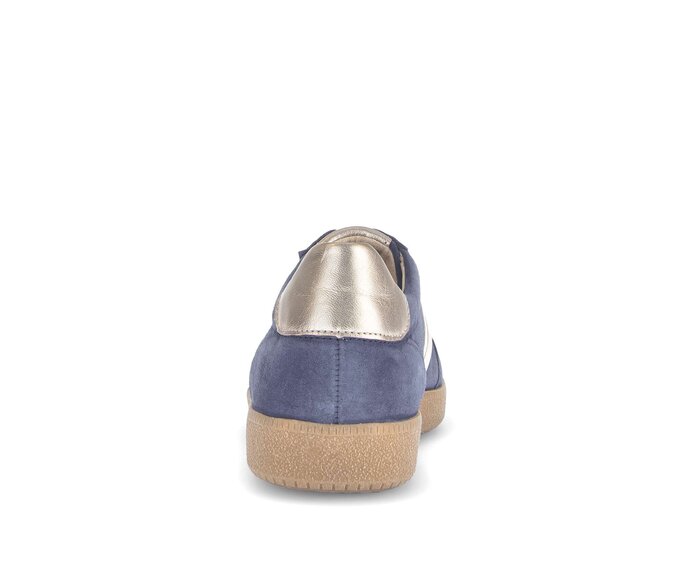 Gabor Sneaker Low Blau - Materialmix Leder