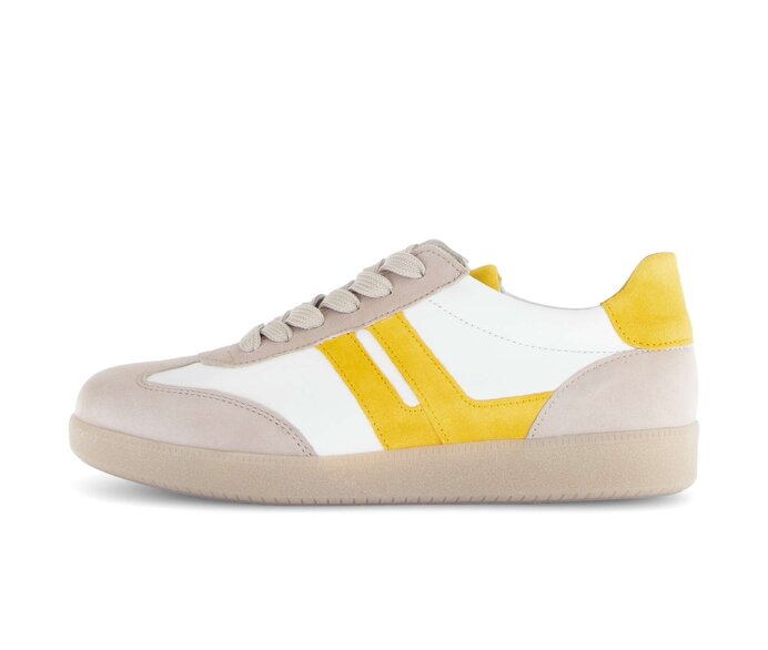 Gabor Sneaker Low Beige - Materialmix Leder