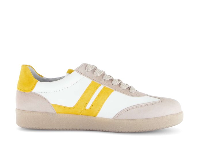 Gabor Sneaker Low Beige - Materialmix Leder