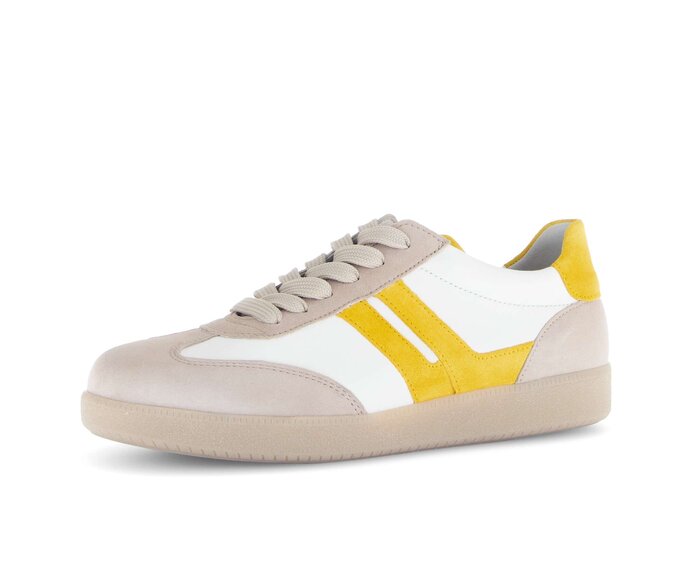 Gabor Sneaker Low Beige - Materialmix Leder