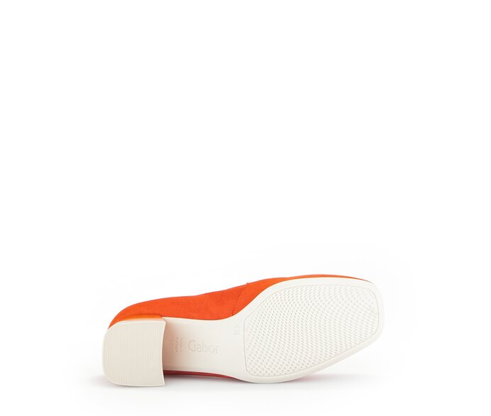 Gabor Hochfrontpumps Orange - Rauleder