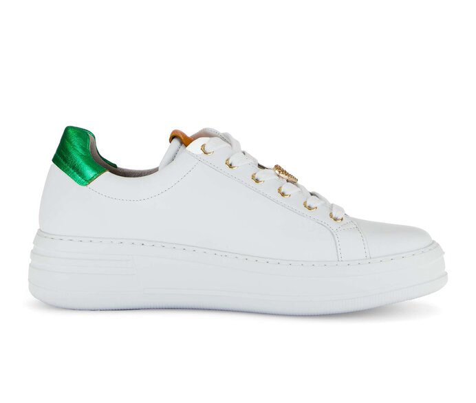Gabor Sneaker Low Weiß - Materialmix Leder