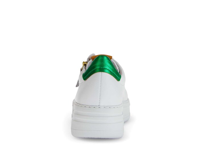 Gabor Sneaker Low Weiß - Materialmix Leder