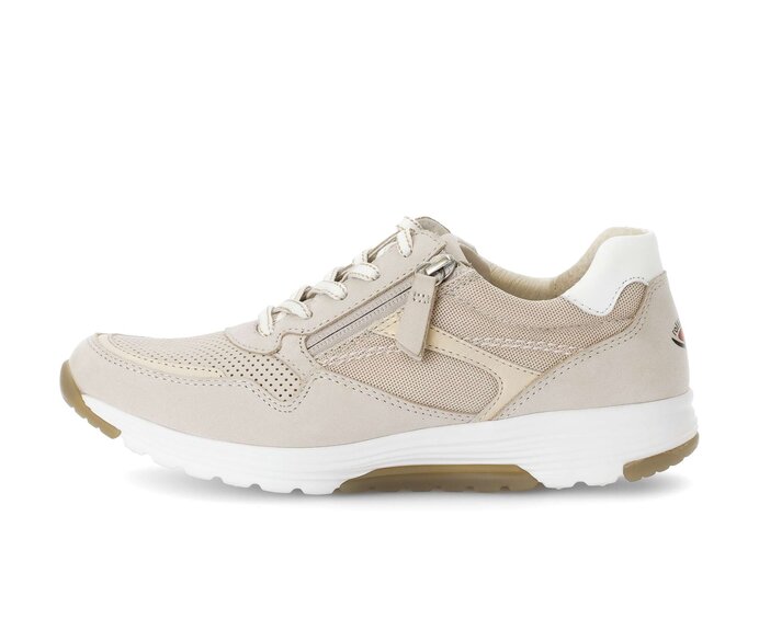 Gabor Sneaker Low Beige - Materialmix Leder/Lederimitat
