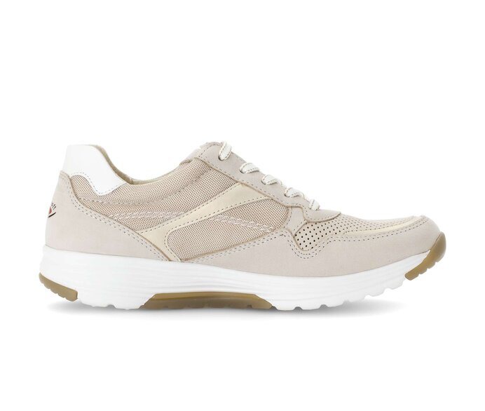 Gabor Sneaker Low Beige - Materialmix Leder/Lederimitat