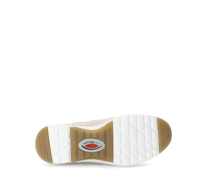 Gabor Sneaker Low Beige - Materialmix Leder/Lederimitat