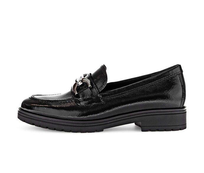 Gabor Loafer Schwarz - Lackleder