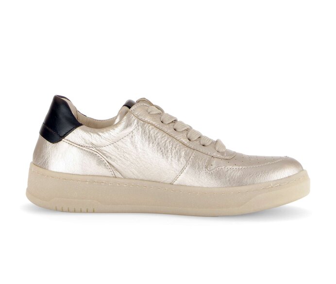 Gabor Sneaker Low Gold - Materialmix Leder