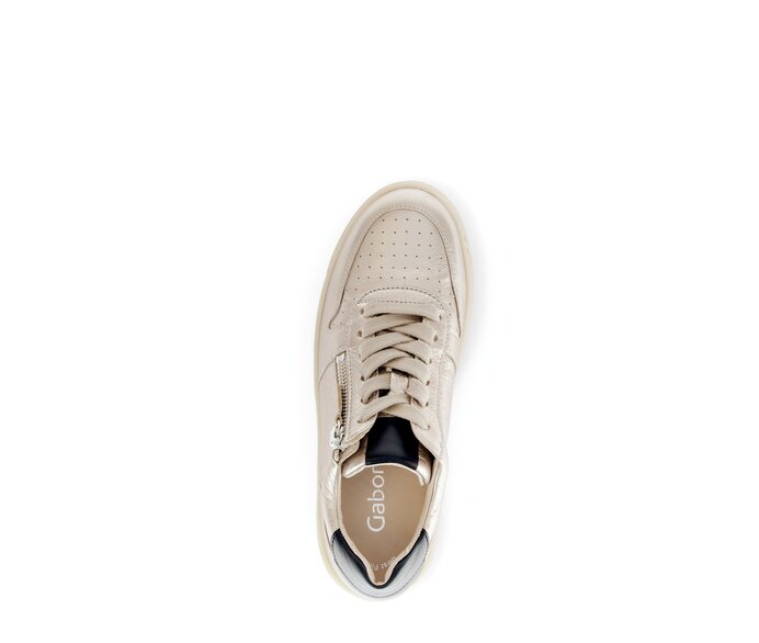 Gabor Sneaker Low Gold - Materialmix Leder