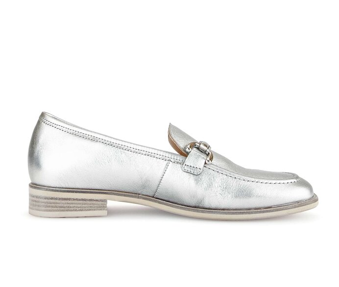 Gabor Slipper Silber - Effektleder