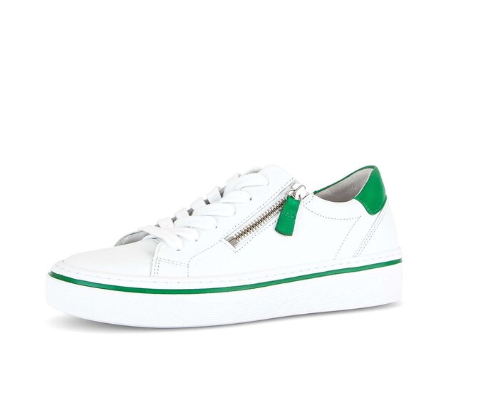 Gabor Sneaker Low Weiß - Glattleder