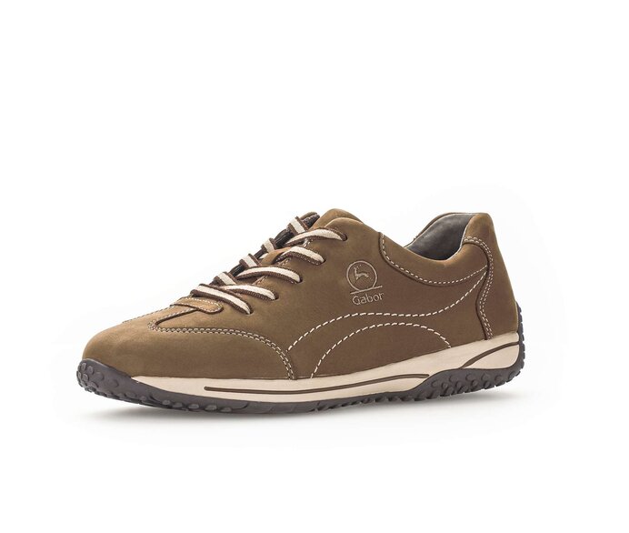 Gabor Sneaker Low Braun - Rauleder
