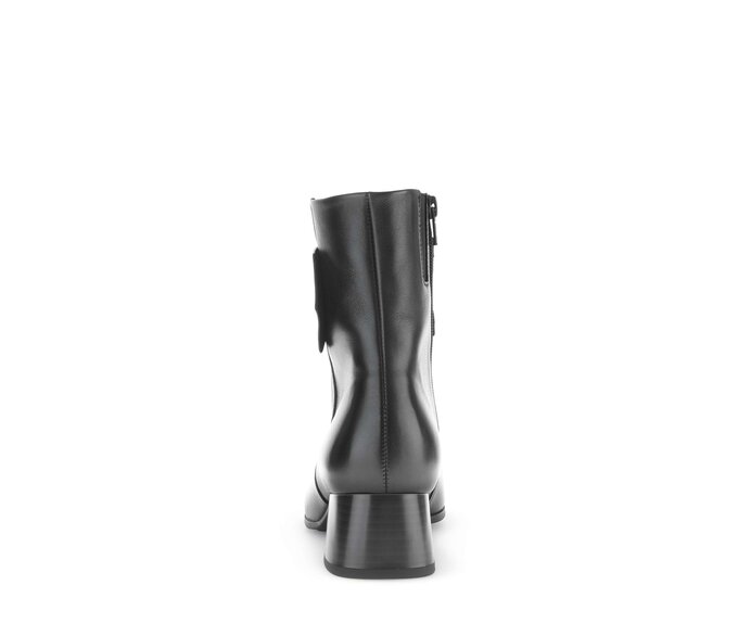 Gabor Elegante Stiefelette Schwarz - Glattleder