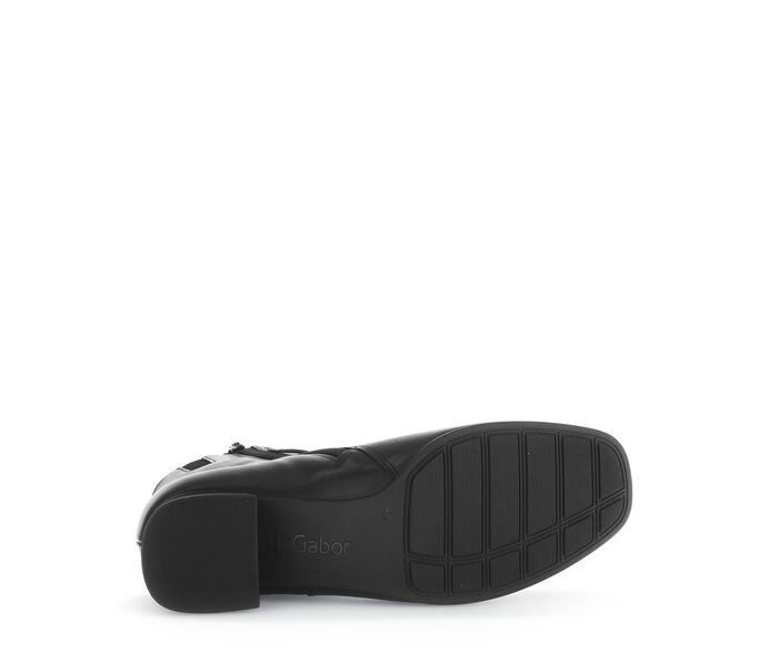 Gabor Elegante Stiefelette Schwarz - Glattleder