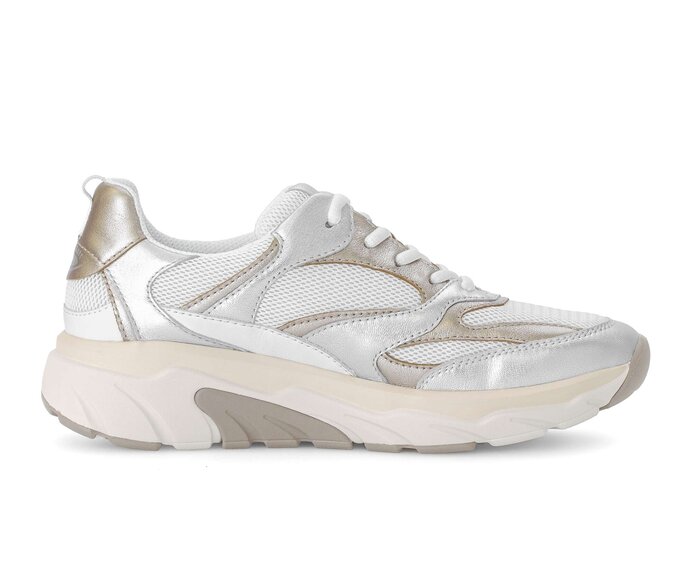 Gabor Sneaker Low Weiß - Materialmix Leder/Lederimitat