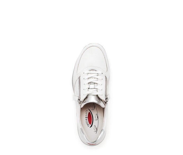 Gabor Sneaker Low Weiß - Glattleder