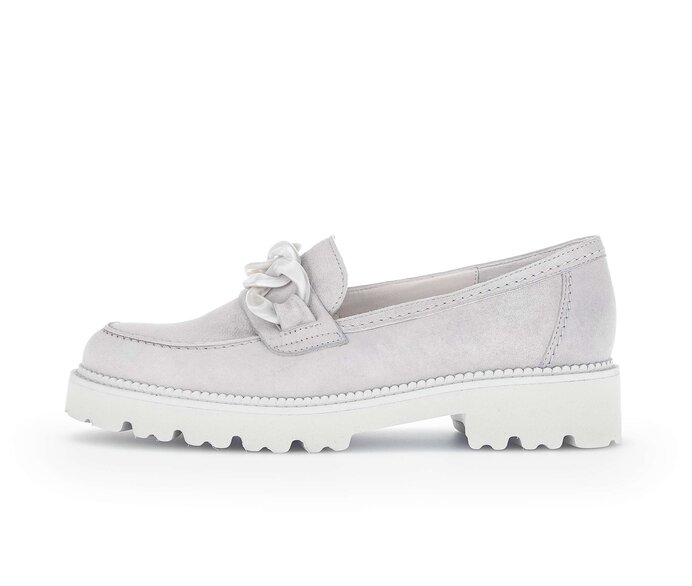 Gabor Loafer Grau - Rauleder